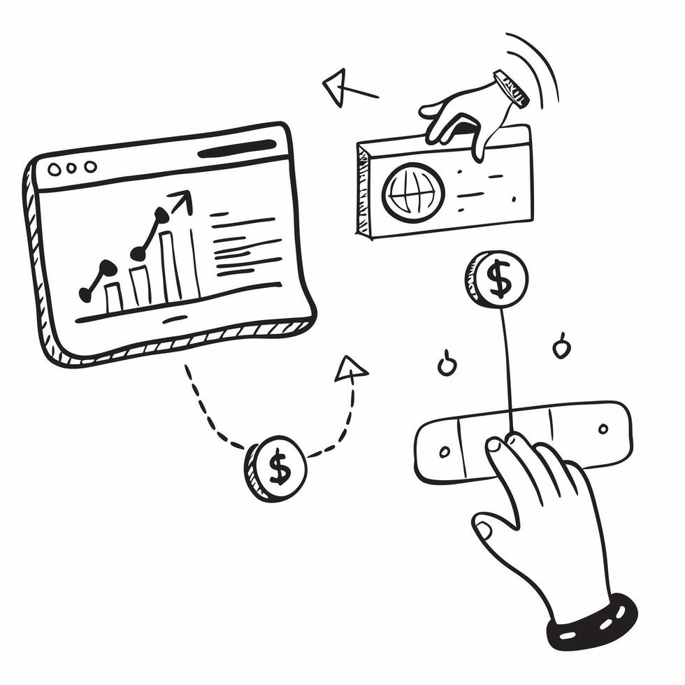 Cybersecurity with savings projection concept as Cybersecurity measures blended with a savings projection chart symbolizing the long term financial benefits of cybersecurity Perfe Dynamics vector