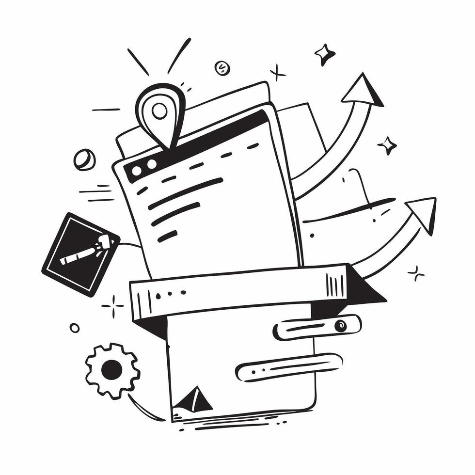 Digital transformation icon with blank space for custom branding concept as A customizable digital transformation icon with blank space for adding custom branding elements making i Dynamics vector