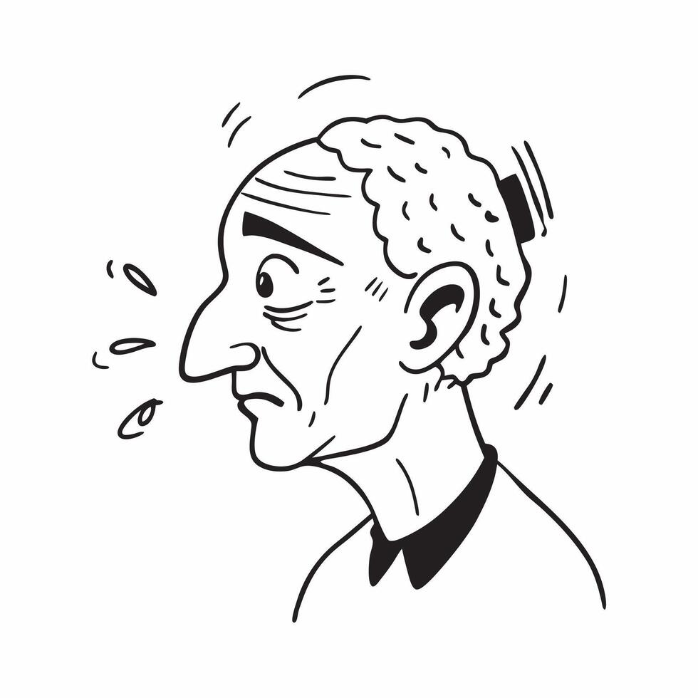 Elderly patient with wisdom overlay concept as An elderly patients profile blended with wisdom imagery symbolizing wisdom and resilience while living with a severe illness Ideal f Dynamics vector