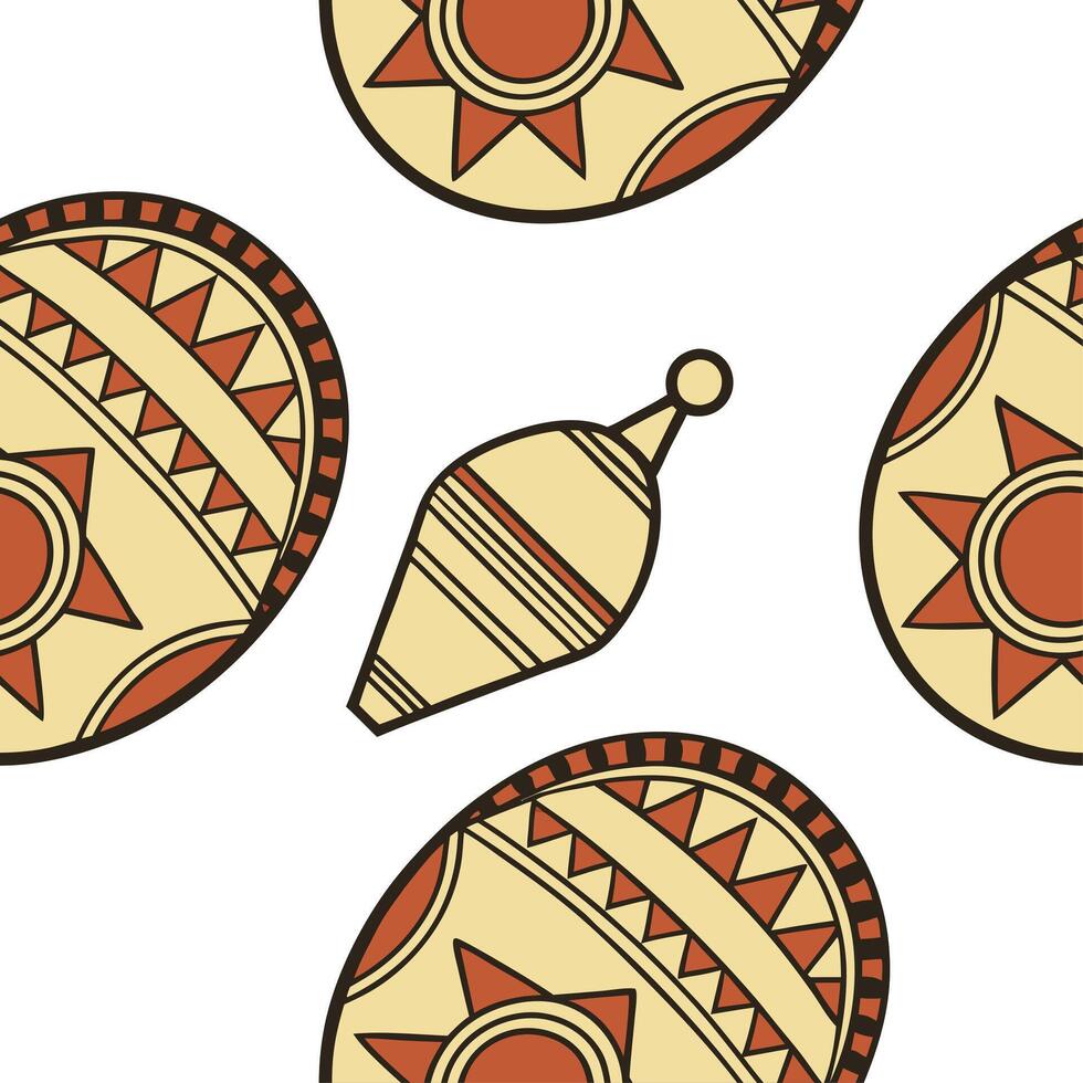 Ethiopian Geez patterns seamless tile pattern with earthy tones and traditional motifs for cultural decor concept as Earthy toned Geez patterns arranged seamlessly for traditional Dynamics vector