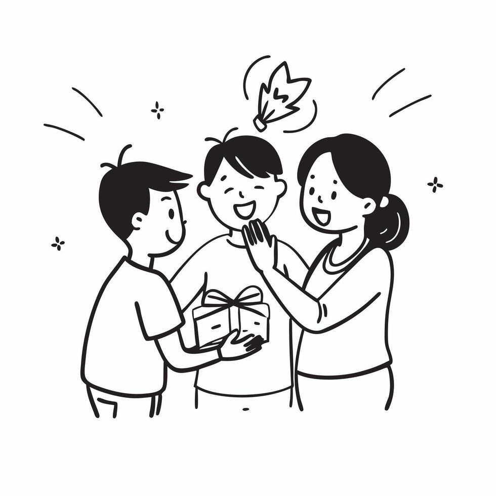 Family reuniting at a holiday celebration concept as A family reuniting blended with a holiday celebration symbolizing the warmth and joy of family holidays Ideal for family and h Dynamics vector