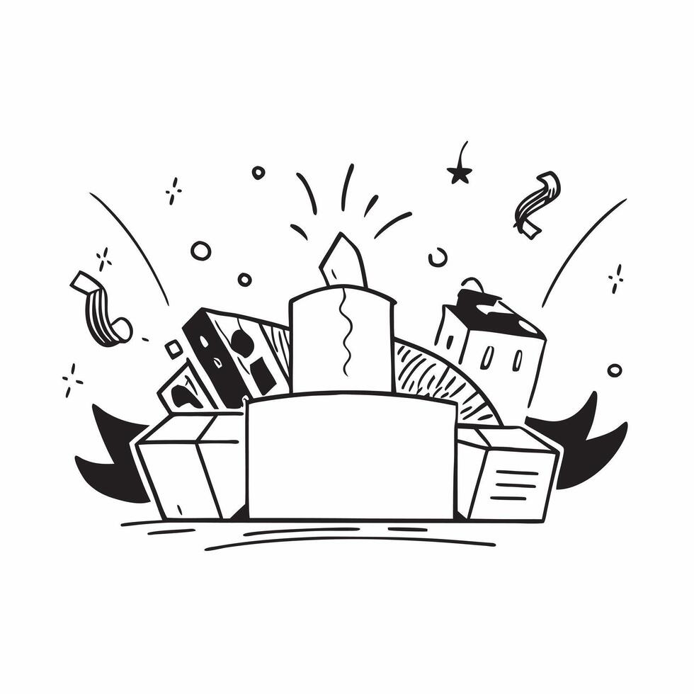 Festive carnival in a bustling city concept as A dynamic city scene with a festive carnival symbolizing joy and community perfect for business presentations needing a clean and liv Dynamics vector