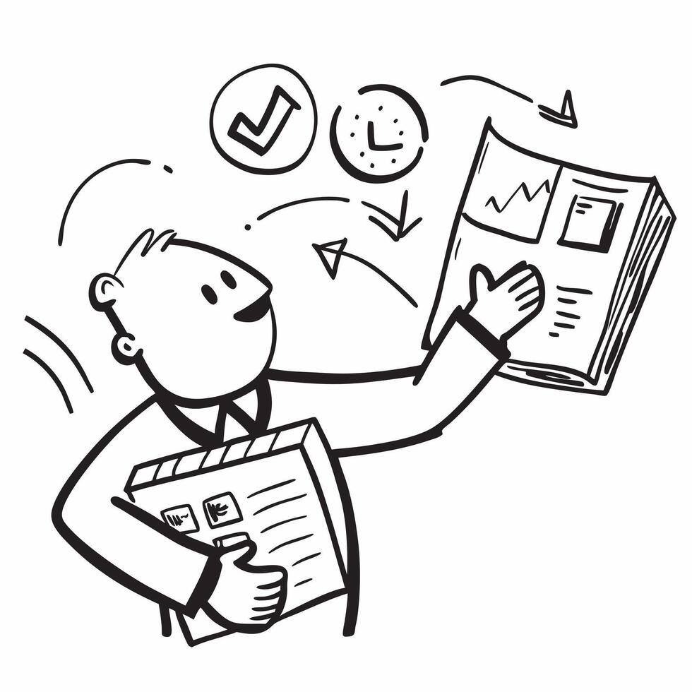 Finance manager with budget reports concept as A finance managers profile blended with budget reports symbolizing financial management and cost efficiency in the petrochemical indu Dynamics vector
