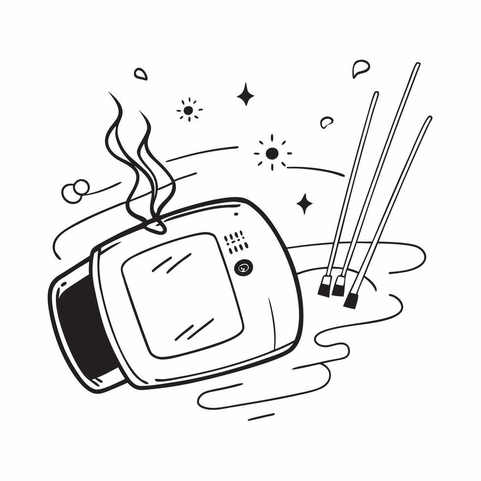 Fitness tracker and incense sticks concept as A fitness tracker paired with incense sticks blending the themes of tracking physical activity and promoting relaxation perfect for cl Dynamics vector