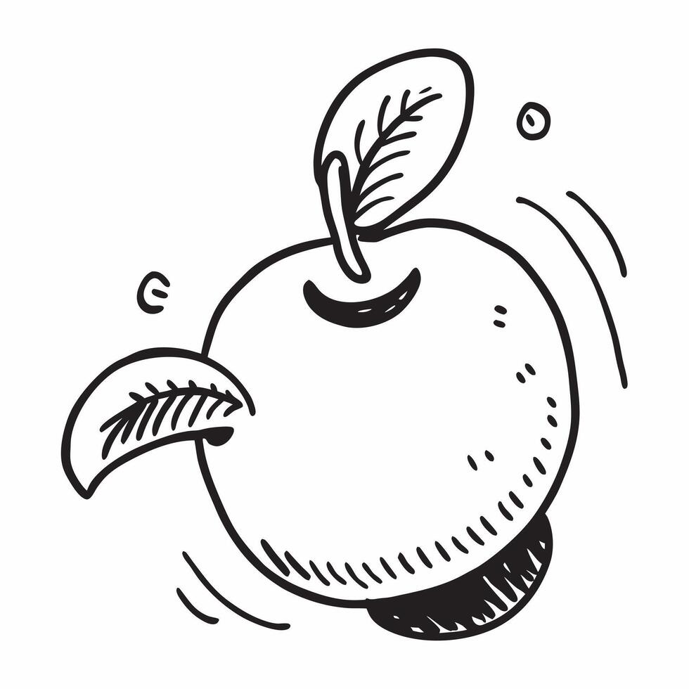 Flat design as Apple icon with copy space on a white background concept as A image of an apple icon with generous copy space on a white background ideal for promoting health Dynamics Set 3 vector