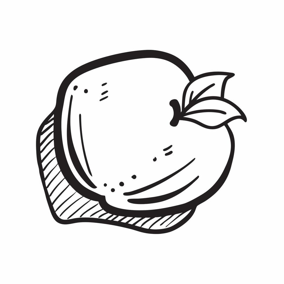 Flat design as Apple icon with copy space on a white background concept as A image of an apple icon with generous copy space on a white background ideal for promoting health Dynamics Set 4 vector