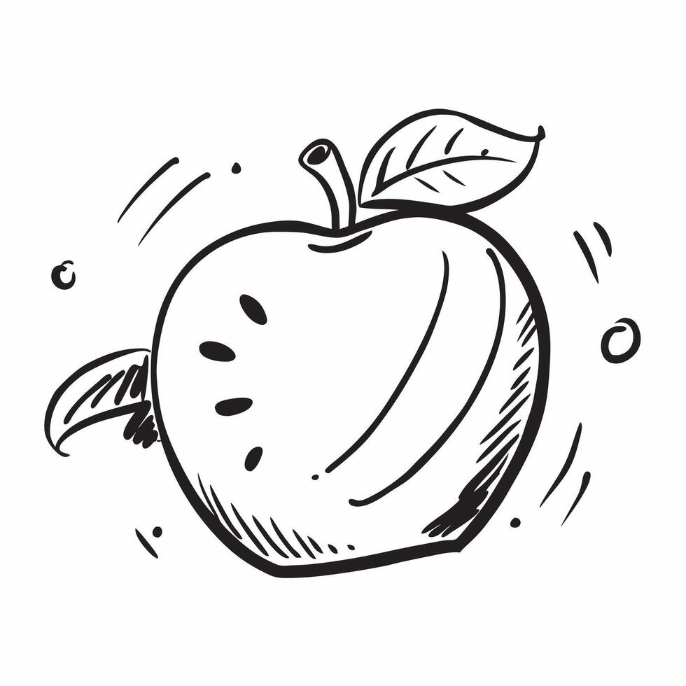 Flat design as Apple icon with copy space on a white background concept as A icon image of an apple icon with generous copy space on a white background ideal for promoting health Dynamics vector