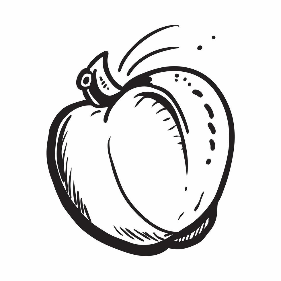 Flat design as Apple icon with copy space on a white background concept as A icon image of an apple icon with generous copy space on a white background ideal for promoting health Dynamics Set 5 vector
