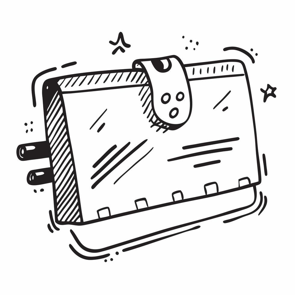 Flat design as Doodle line icon of a suitcase concept as A doodle line icon of a suitcase representing travel business trips and professional journeys ideal for business travel the Dynamics vector