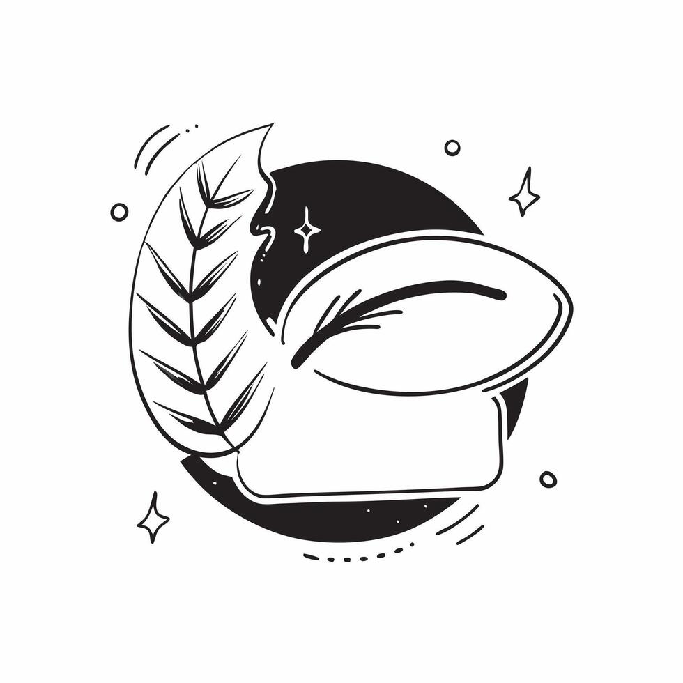 Flat design as Leaf icon with copy space on a white background concept as A icon image of a leaf icon with generous copy space on a white background ideal for natural health and Dynamics vector