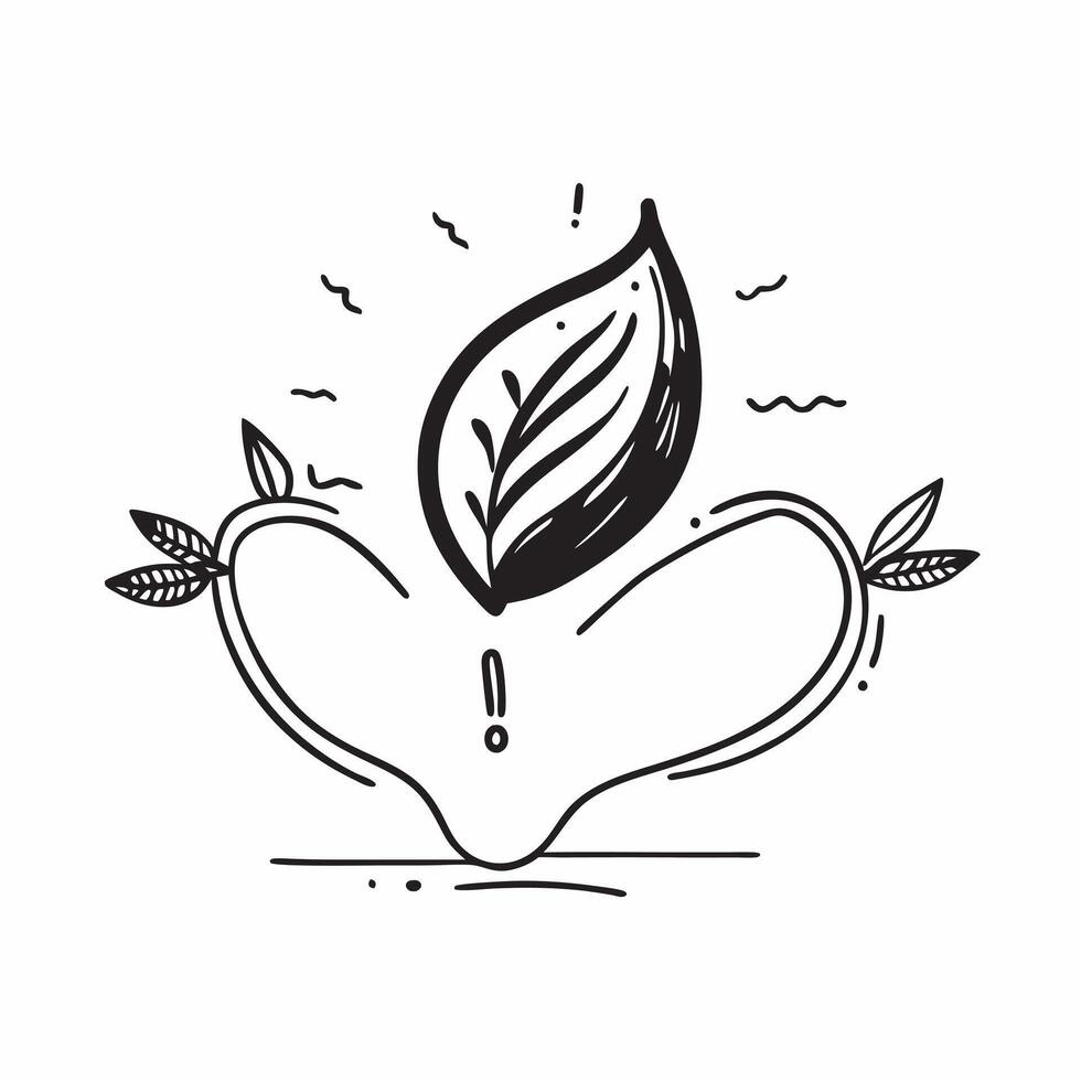Flat design as Leaf icon with copy space on a white background concept as A icon image of a leaf icon with generous copy space on a white background ideal for natural health and Dynamics Set 4 vector