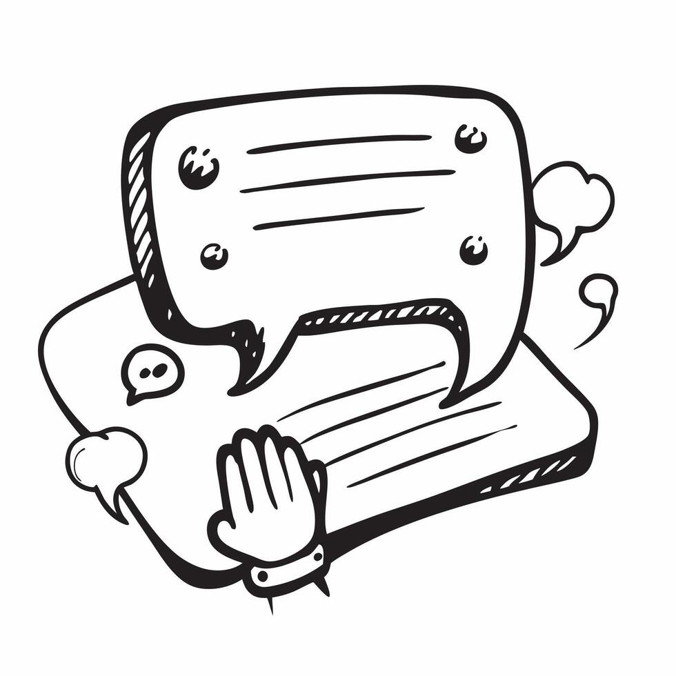 Flat design as Speech bubble icon with copy space on a blue background concept as A image of a speech bubble icon with ample copy space on a blue background perfect for busi Dynamics vector