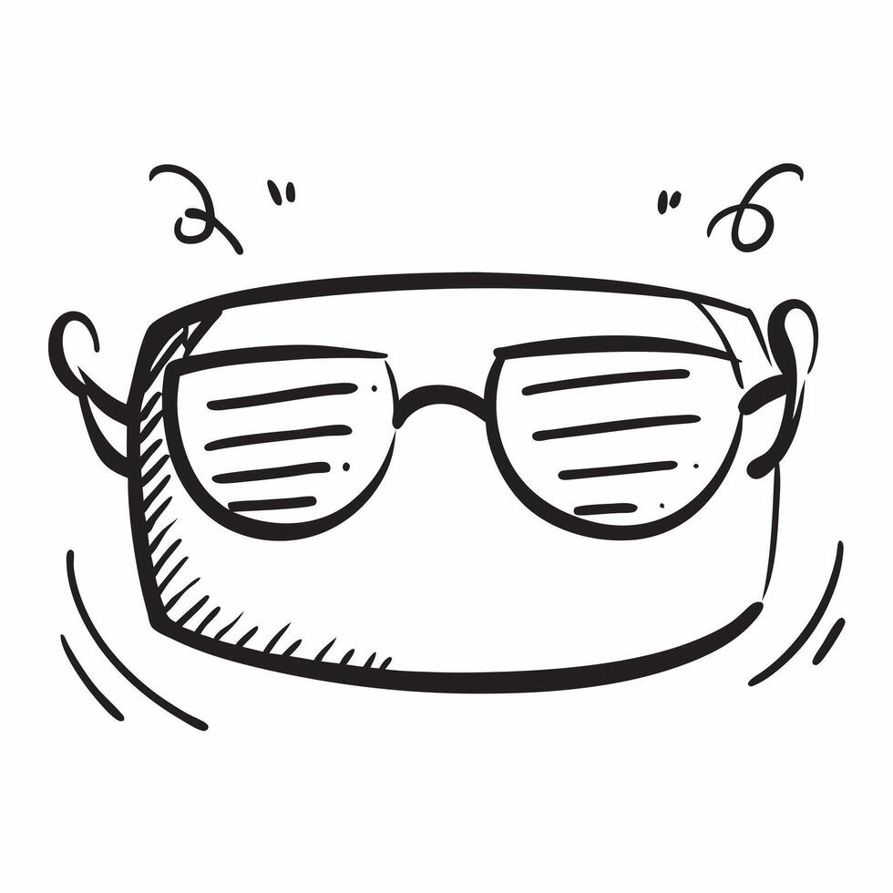 Flat design as Sunglasses icon with copy space on a white background concept as A image of sunglasses with generous copy space on a white background ideal for relaxation and Dynamics Set 2 vector