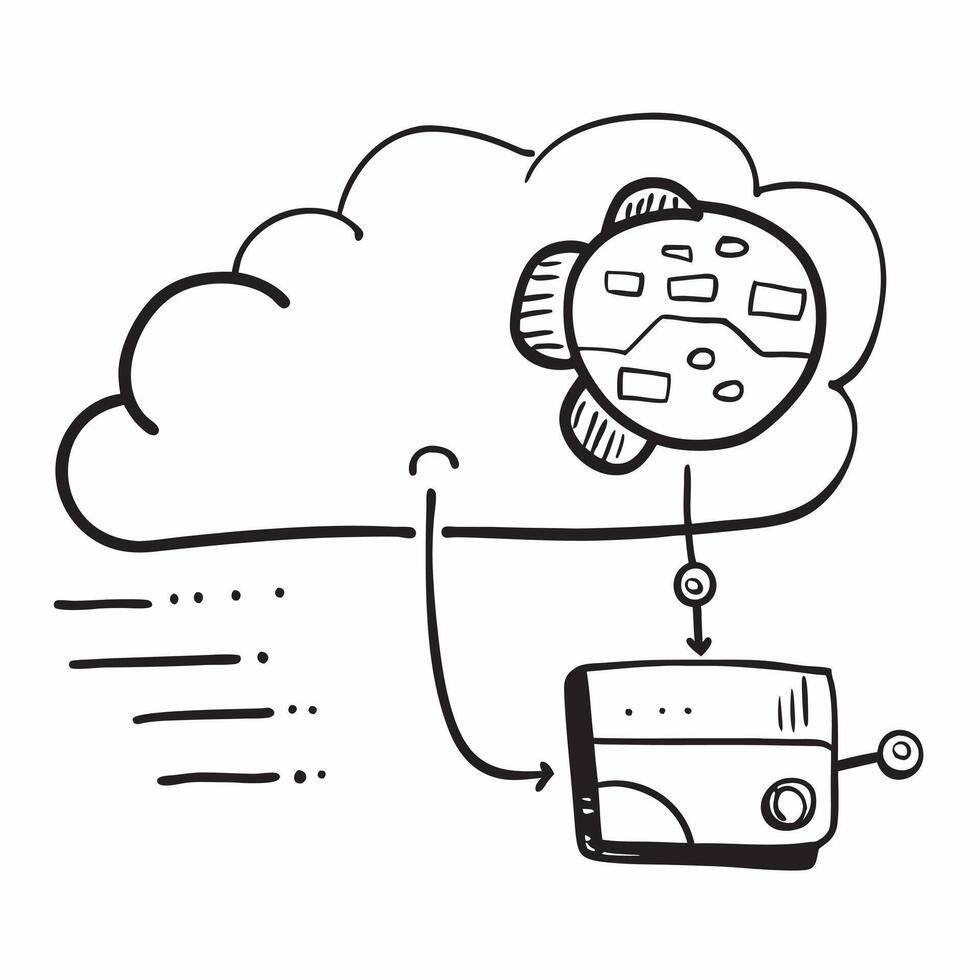 Glossy Glowing Holographic Cloud Icon and Network Icon concept as A photo featuring a glossy glowing holographic cloud icon and a network icon The objects are positioned towards t Dynamics Set 8 vector