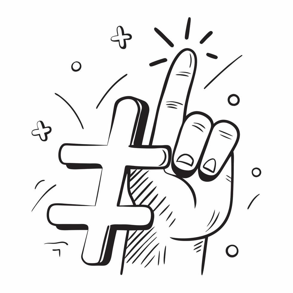 Glossy Glowing Holographic Hashtag Icon and Mention Icon concept as A photo depicting a glossy glowing holographic Hashtag icon and a Mention icon The objects are positioned centr Dynamics vector