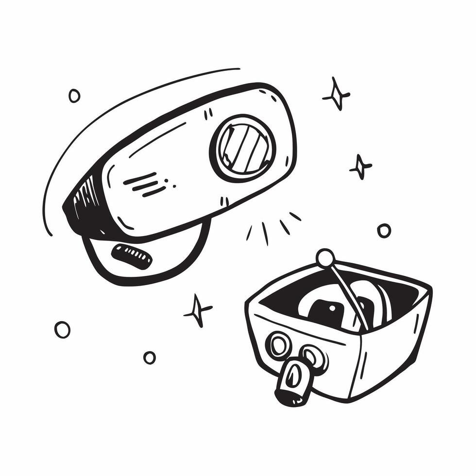Glossy Glowing Holographic Headset and Microphone concept as A photo featuring a glossy glowing holographic headset and a microphone The objects are positioned towards the right h Dynamics vector
