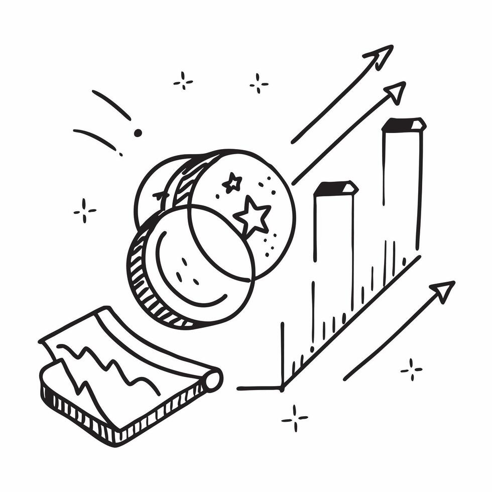 Glossy Glowing Holographic Market Icon and Trends Graph concept as A photo depicting a glossy glowing holographic market icon and a trends graph The objects are positioned central Dynamics Set 4 vector