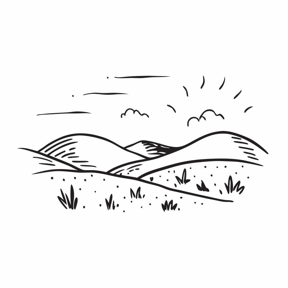 Golden hour over a serene meadow with gentle hills concept as A tranquil scene of a meadow with gentle rolling hills bathed in the golden hour light perfect for business presentati Dynamics vector