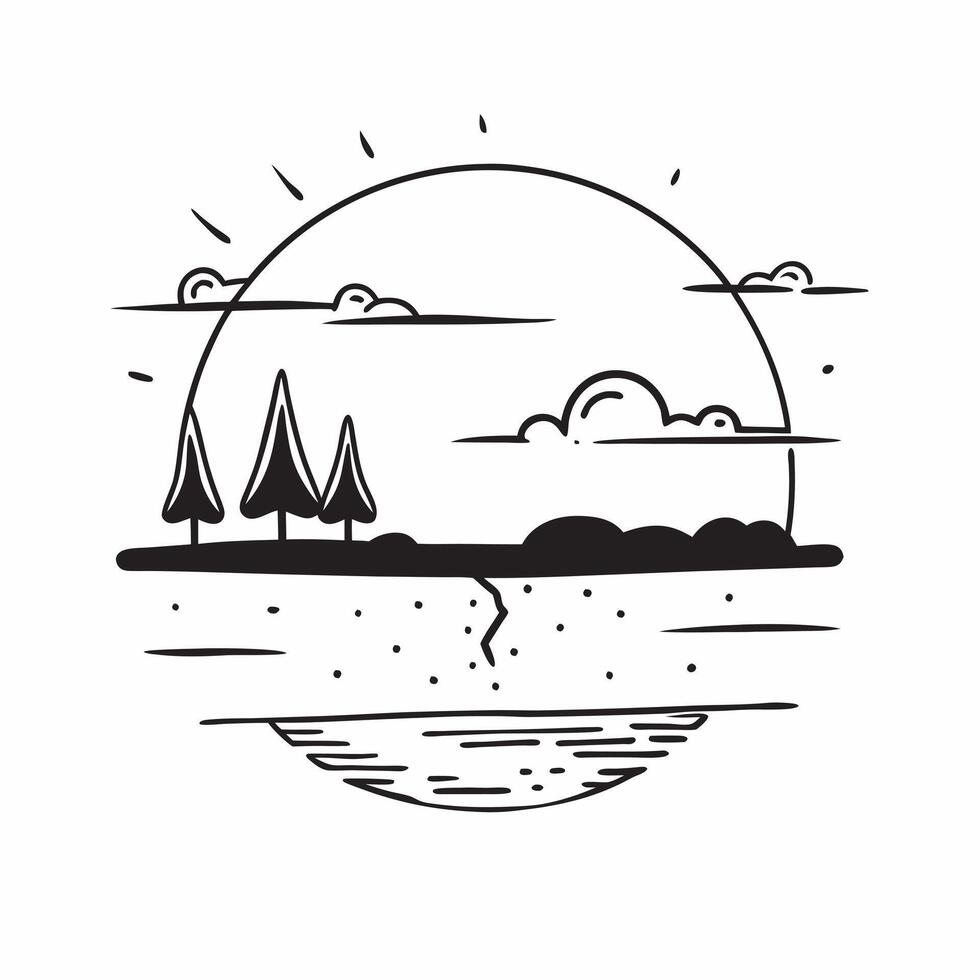 Golden hour over a tranquil lake surrounded by trees concept as A peaceful lake scene surrounded by trees with the golden hour light reflecting off the water perfect for business p Dynamics vector