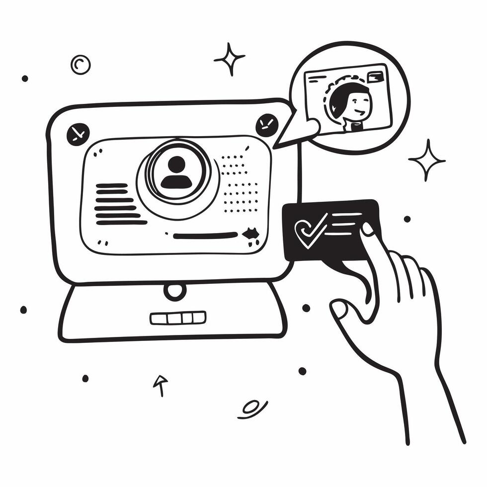 Hand with Holographic Conference and Webcam concept as A photo featuring a hand displaying a holographic conference icon and a webcam The hand is positioned towards th Dynamics vector