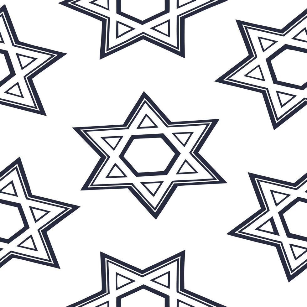 Hanukkah stars seamless pattern with silver blue and white for a cool winter themed holiday look concept as Winter inspired Hanukkah stars pattern with silver blue and white tones Dynamics Set 5 vector