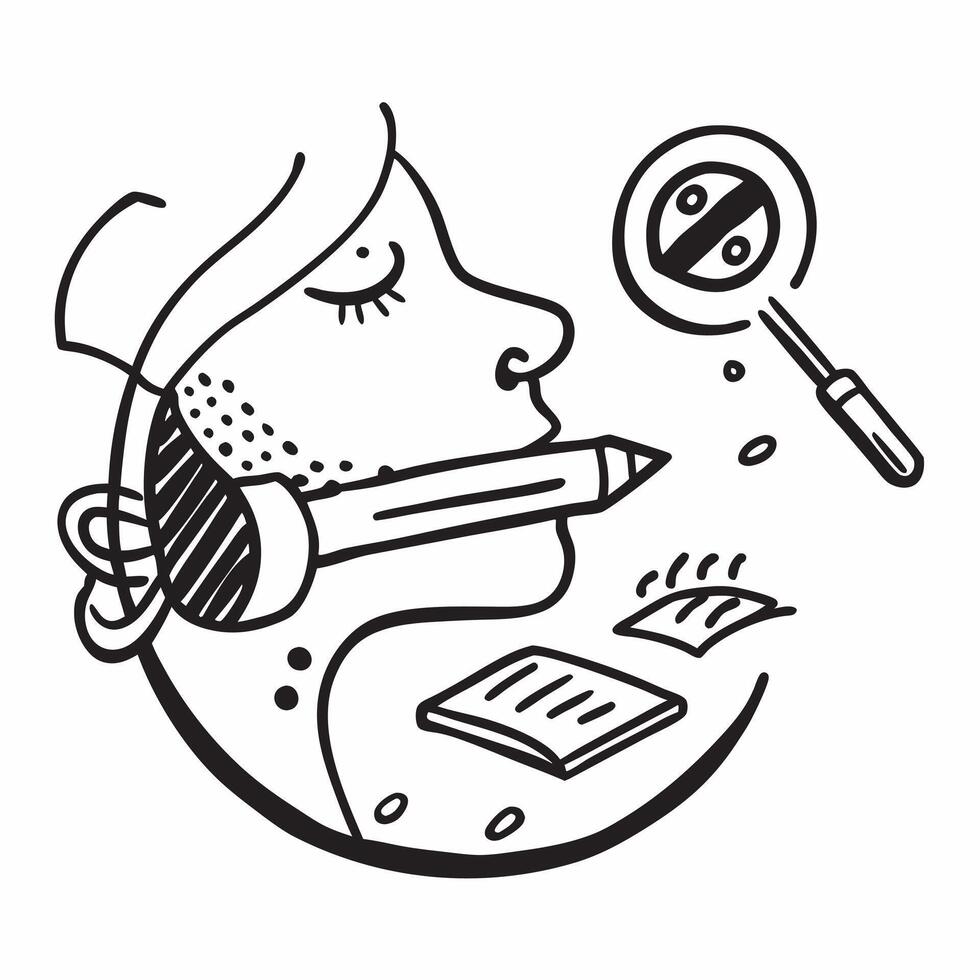 Health advocate with cigarette ban concept as A health advocates profile blended with a cigarette ban symbol symbolizing efforts to ban smoking Perfect for healthcare and advocacy Dynamics vector