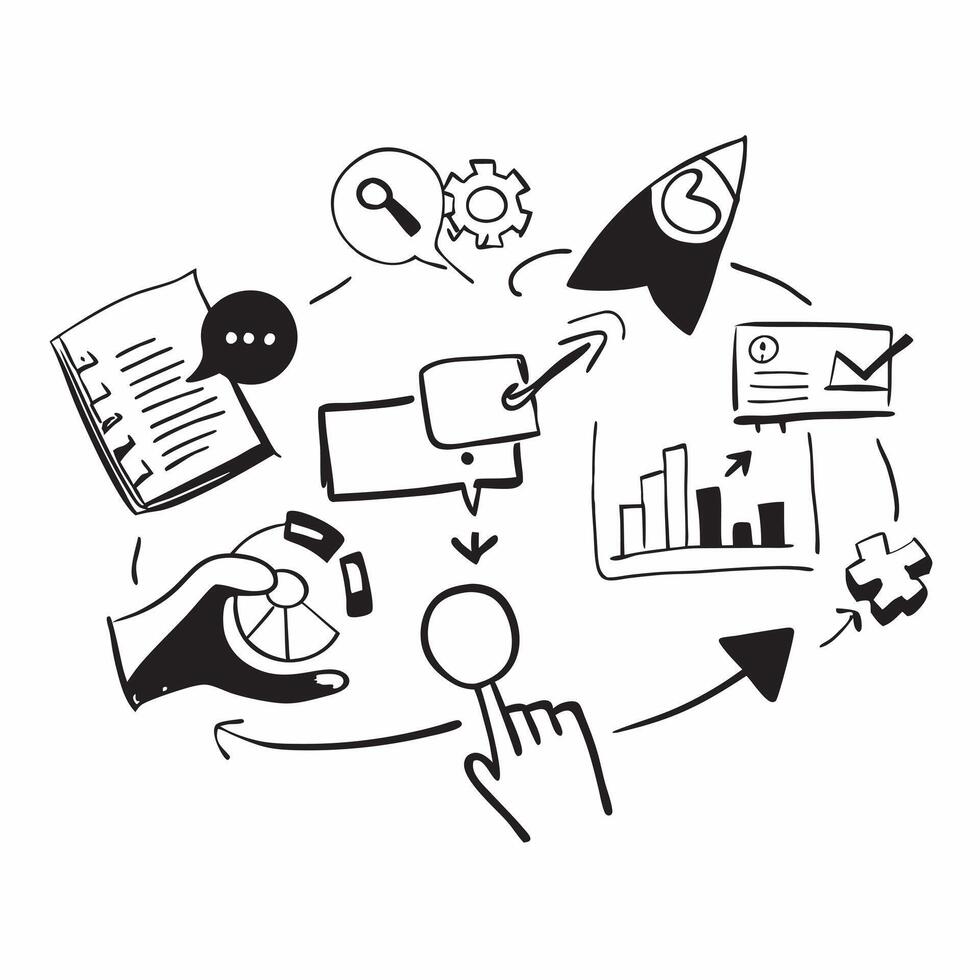 HR with employee onboarding process concept as An HR professionals profile blended with the employee onboarding process symbolizing smooth transitions and integration Perfect for Dynamics vector
