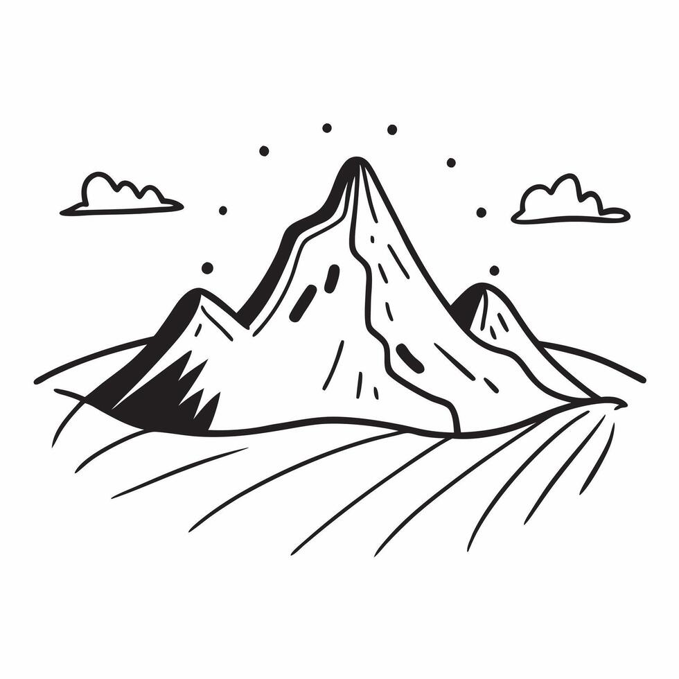 Majestic mountain range under a clear summer sky concept as A stunning mountain range under a bright summer sky providing a clean and awe inspiring background for business presenta Dynamics vector