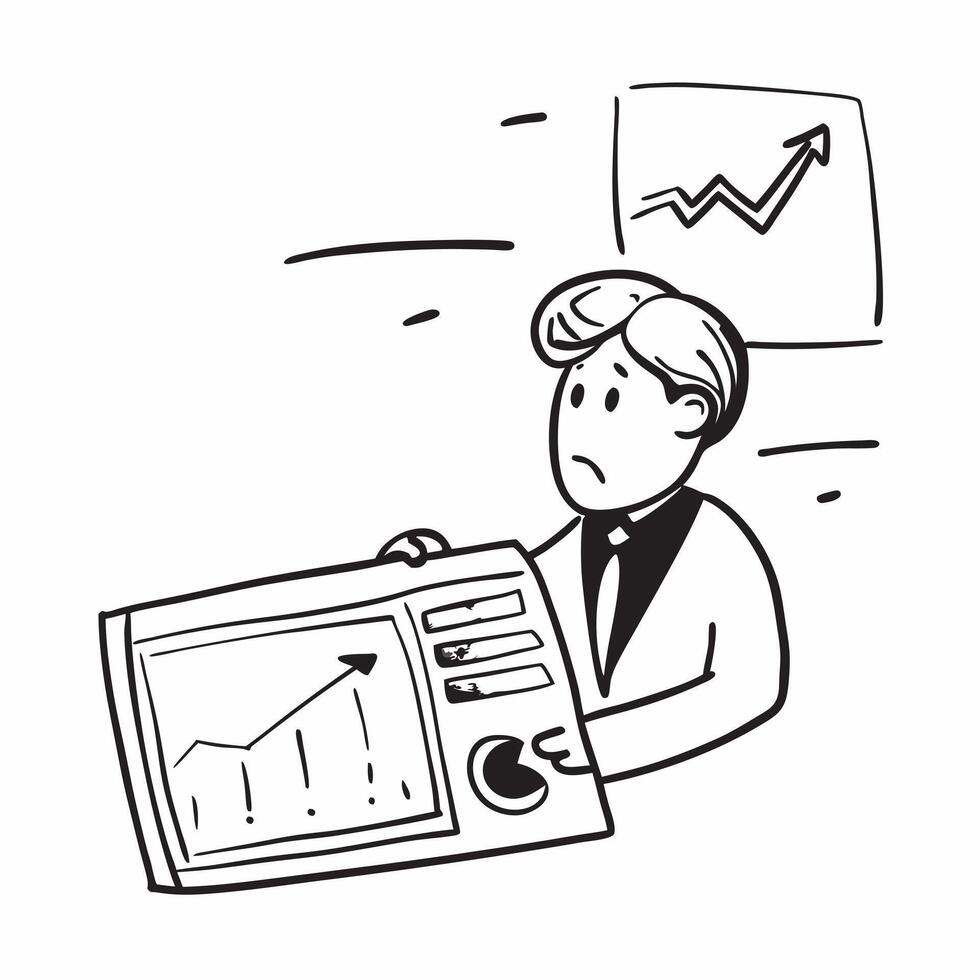 Manager with project failure report concept as A managers profile blended with a project failure report symbolizing the disappointment of a failed project Ideal for business and c Dynamics vector