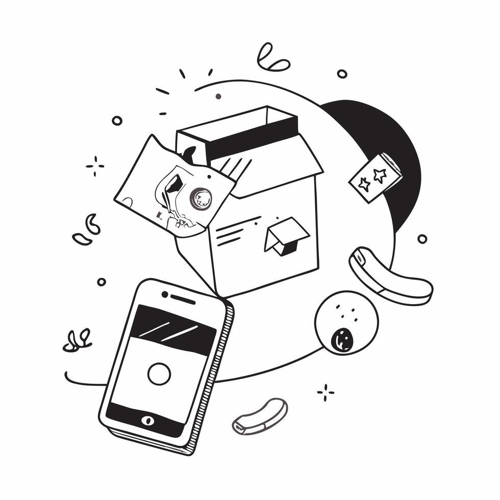 Mobile phone with holographic AI holiday booking and travel icons concept as Camera movement Rotate around the mobile phone with a focus on glowing holographic AI holiday booking a Dynamics Set 3 vector