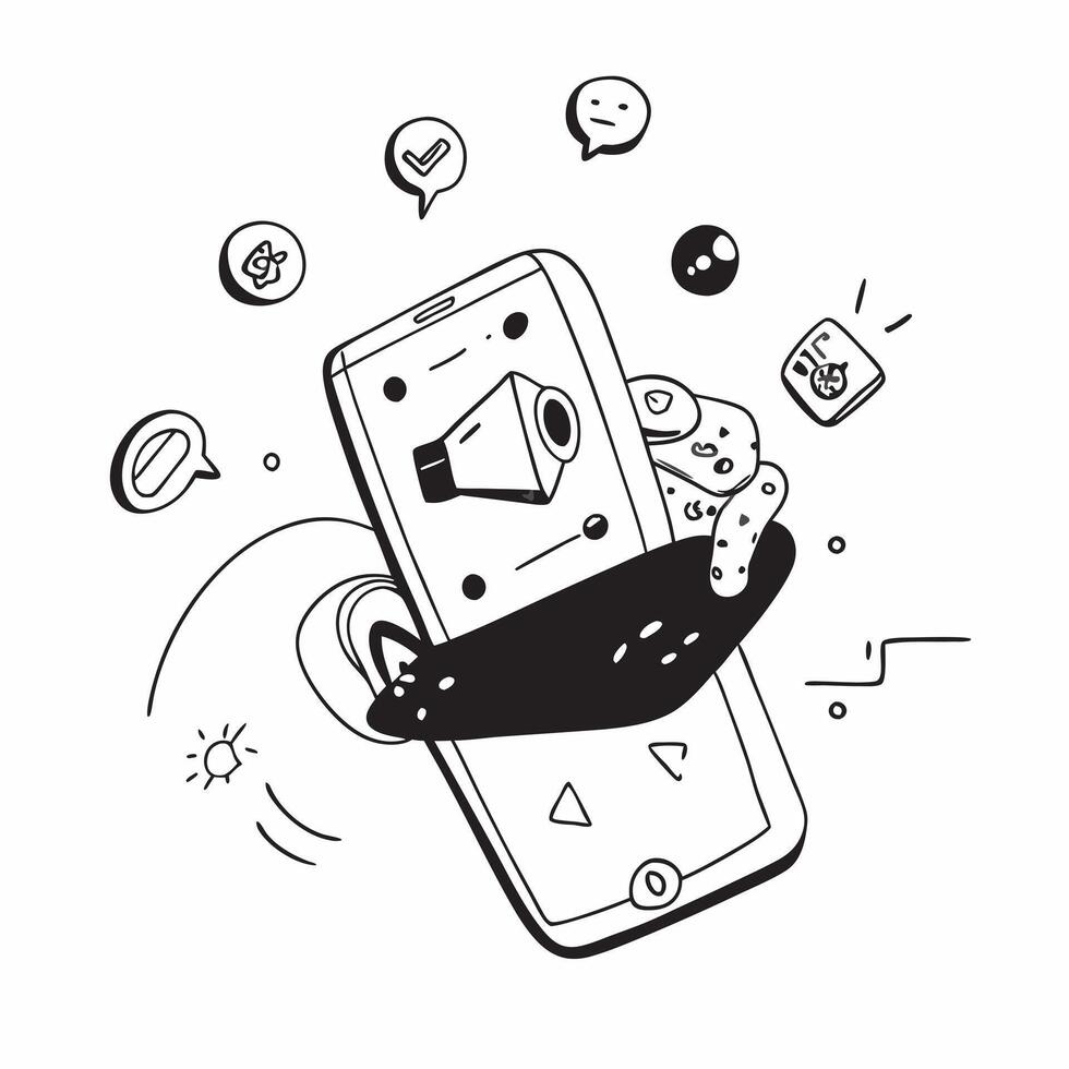 Mobile phone with holographic AI holiday booking and travel icons concept as Camera movement Rotate around the mobile phone with a focus on glowing holographic AI holiday booking a Dynamics Set 6 vector