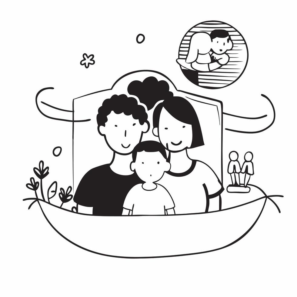 Mother with kids at the playground concept as A mothers profile combined with kids at the playground representing playful and engaging parenting Perfect for family and lifestyle a Dynamics vector