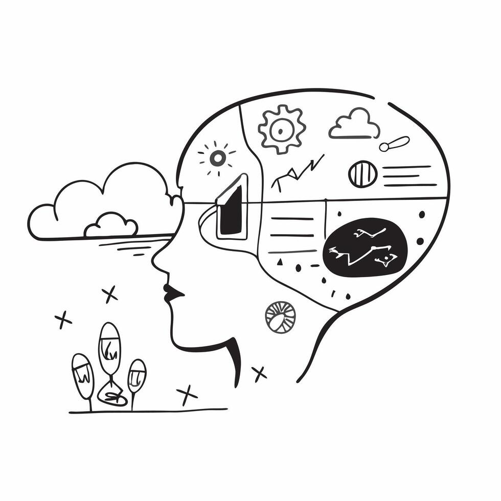 Patient with travel dreams concept as A patients profile blended with travel dreams imagery symbolizing aspirations and adventure while living with a severe illness Perfect for he Dynamics vector