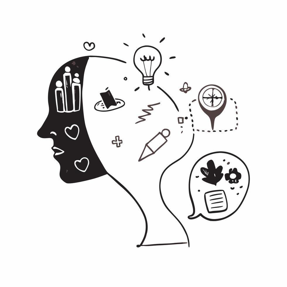 Patient with wellness journey concept as A patients profile blended with wellness journey imagery symbolizing health and resilience while living with a severe illness Perfect for Dynamics vector