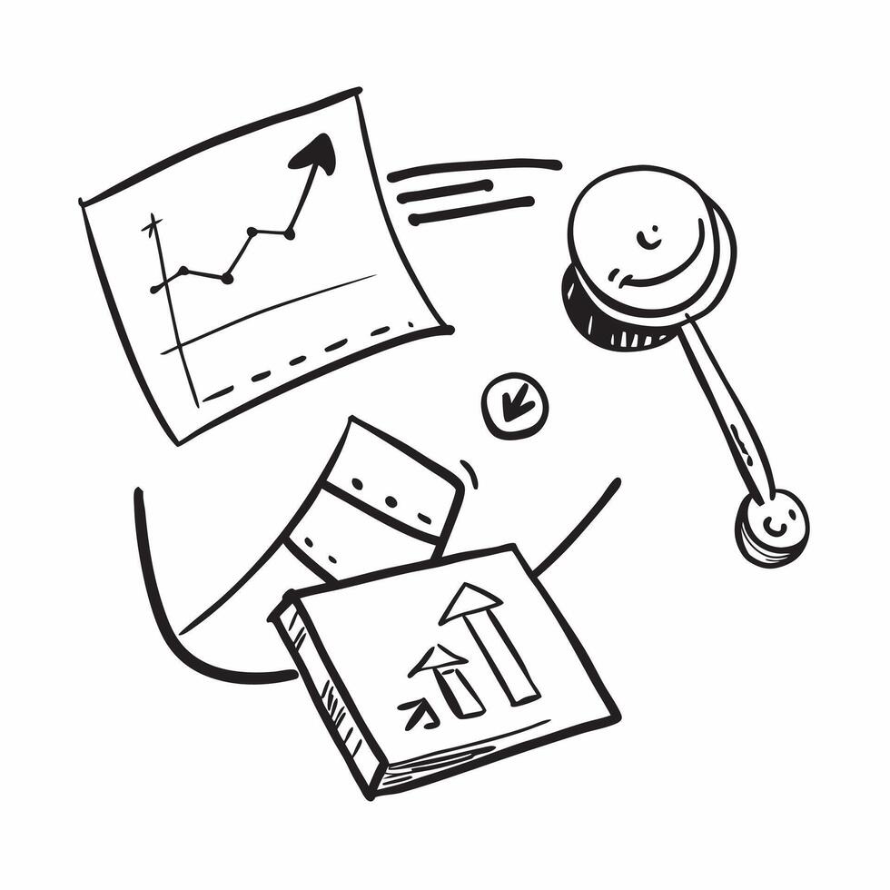 Predictive modeling and financial graph concept as A predictive modeling icon paired with a financial graph symbolizing the forecasting power of AI in financial analysis perfect fo Dynamics vector