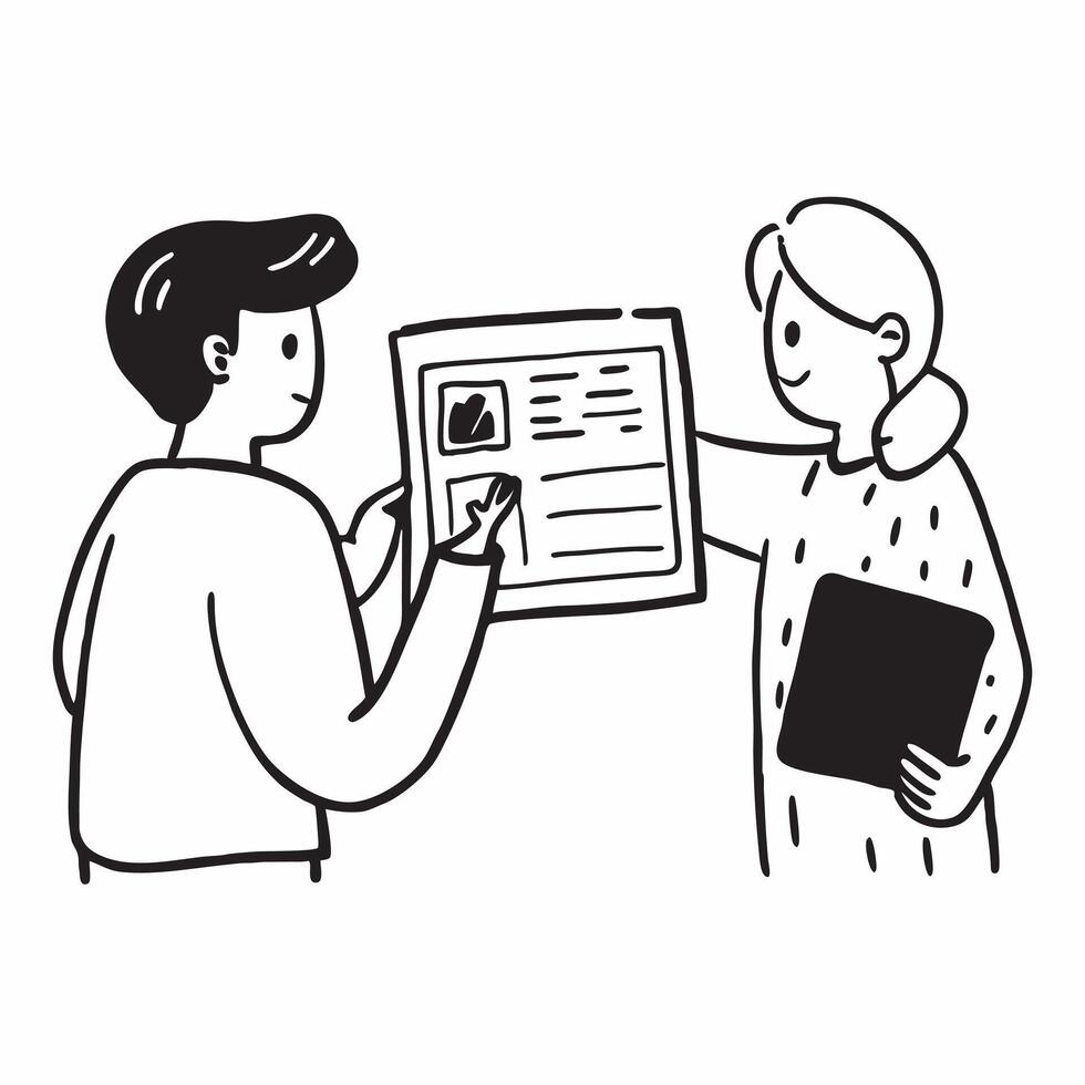 Radiologist reviewing X rays with a patient concept as A radiologist reviews X rays with a patient emphasizing diagnostic expertise and patient communication Ideal for diagnostic Dynamics vector