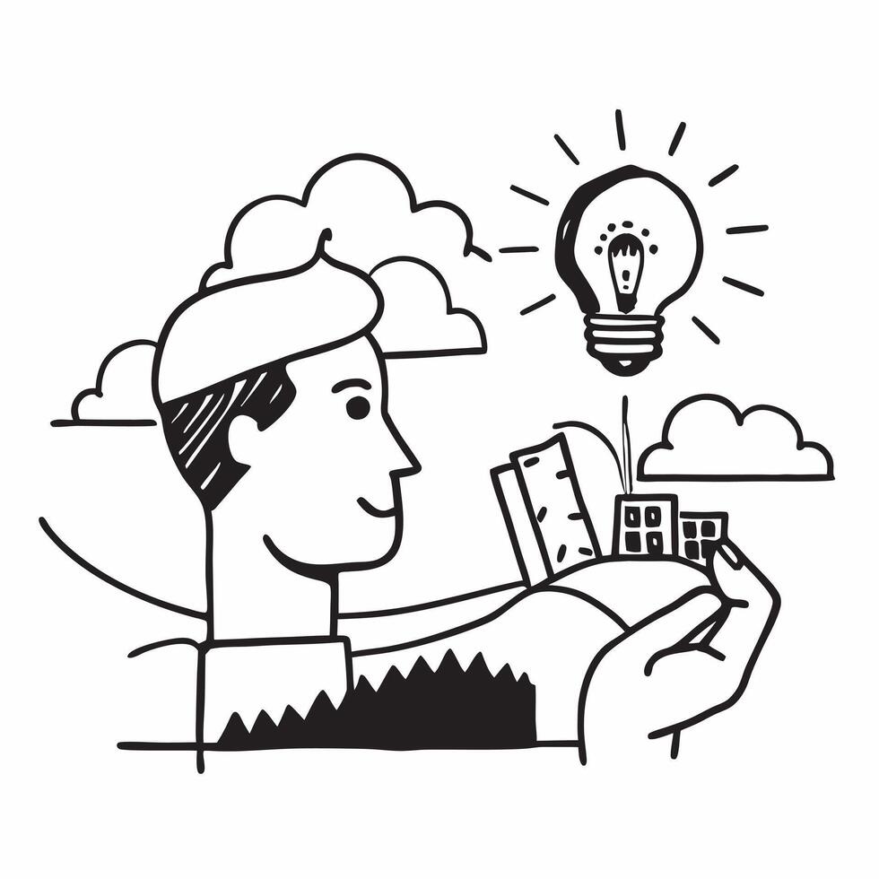 Renewable energy worker with solar farm concept as A renewable energy workers profile blended with a solar farm symbolizing hope and commitment to clean energy Perfect for tech an Dynamics vector