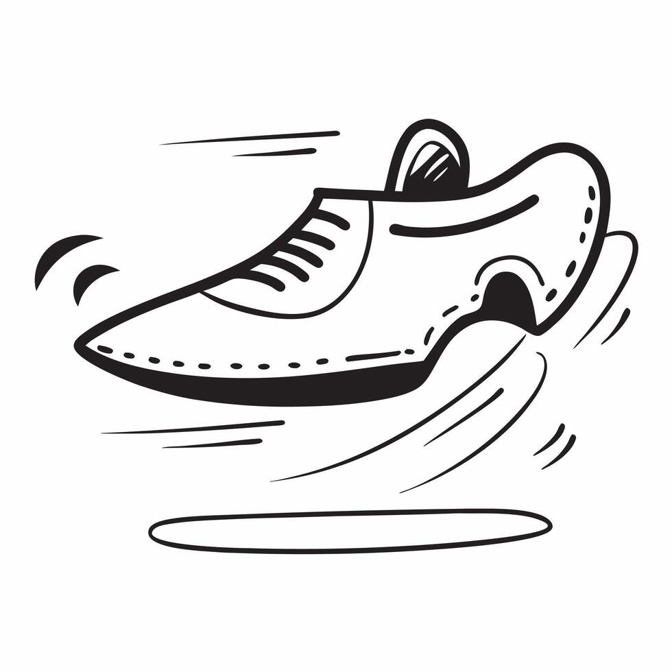 Running shoe icon with copy space on a green background concept as A image of a running shoe icon with ample copy space on a green background perfect for fitness and exercis Dynamics Set 2 vector