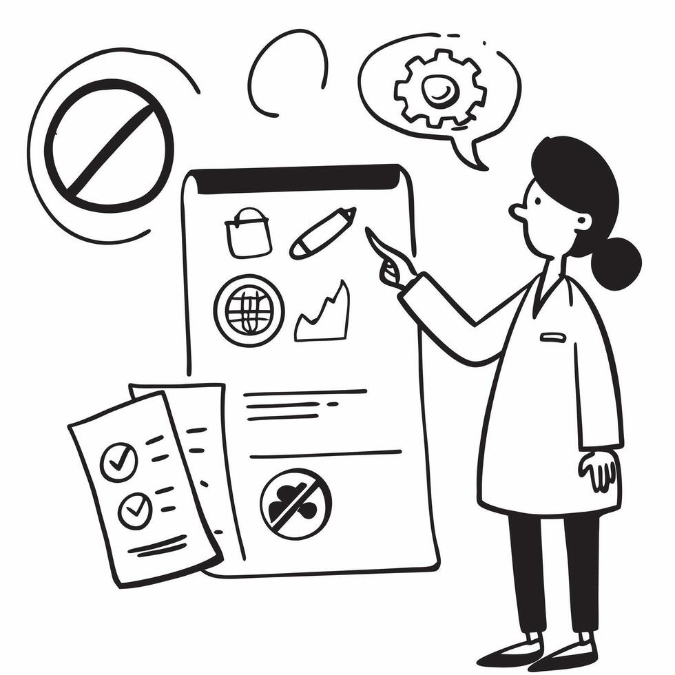 School counselor with anti smoking curriculum concept as A school counselors profile blended with an anti smoking curriculum symbolizing educational efforts in smoking prevention Dynamics vector