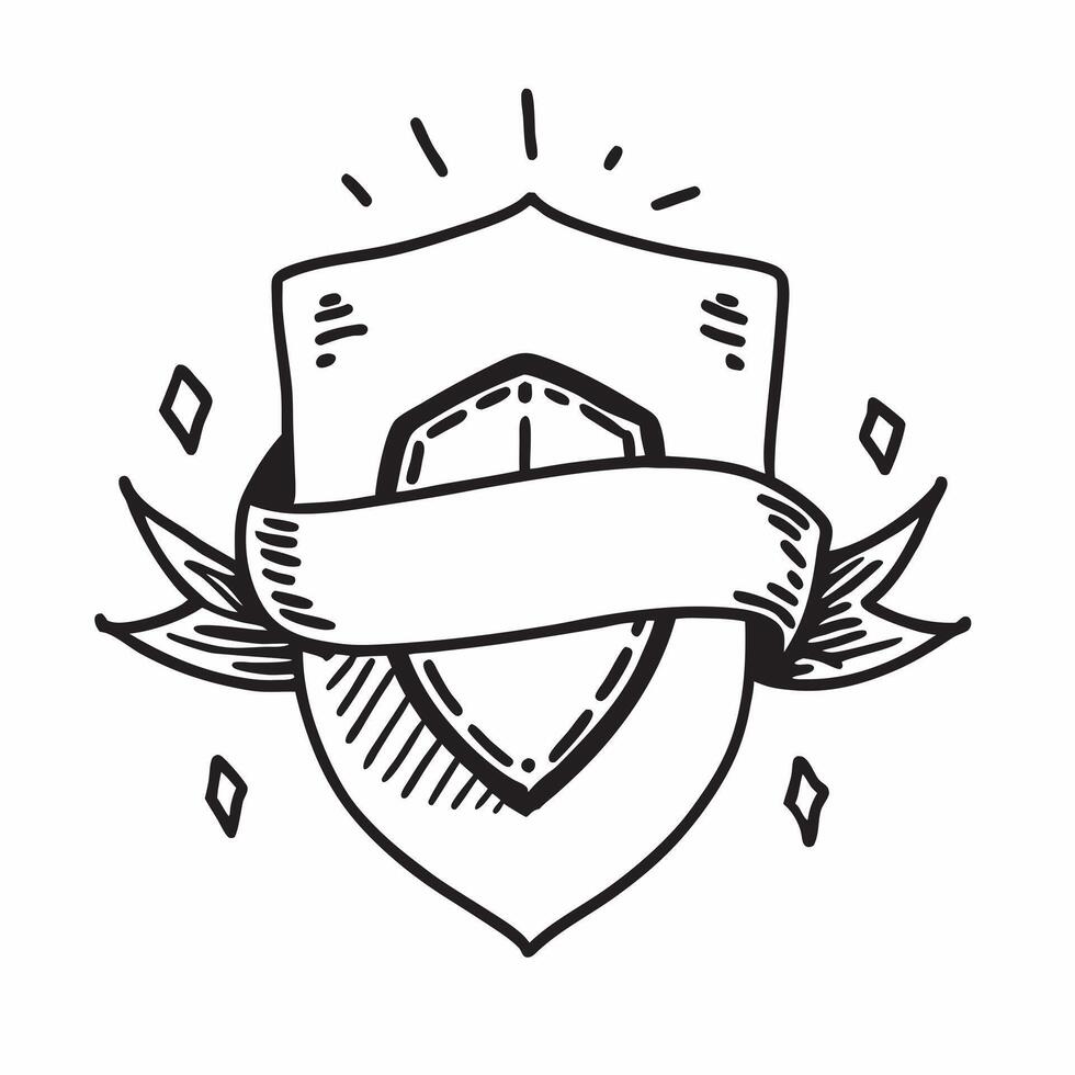 Shield and Heart with Protection Wording concept as A detailed illustration of a shield and a heart symbolizing protection and safety The word Protection is prominently displayed Dynamics vector