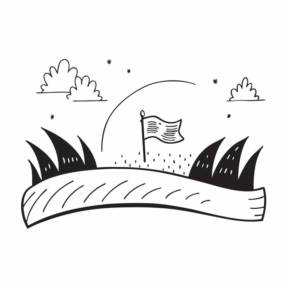 Simple flat illustration as Autumn park with colorful foliage concept as A vibrant autumn park with colorful foliage under a clear sky providing a festive and clean backgrou Dynamics Set 11 vector