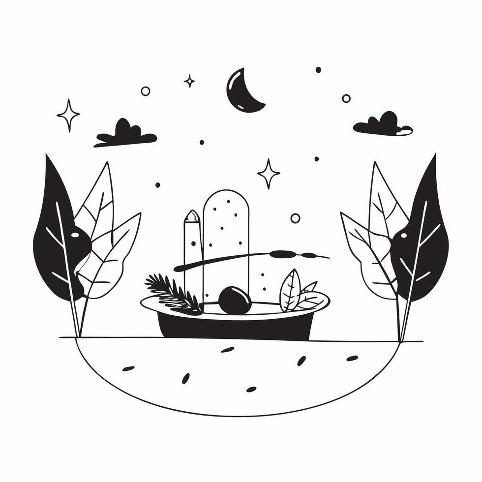 Simple flat illustration as Autumn park with colorful foliage concept as A vibrant autumn park with colorful foliage under a clear sky providing a festive and clean backgrou Dynamics Set 18 vector