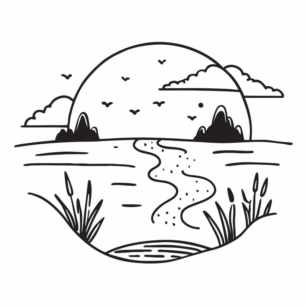Simple flat illustration as Autumn park with colorful foliage concept as A vibrant autumn park with colorful foliage under a clear sky providing a festive and clean backgrou Dynamics Set 20 vector
