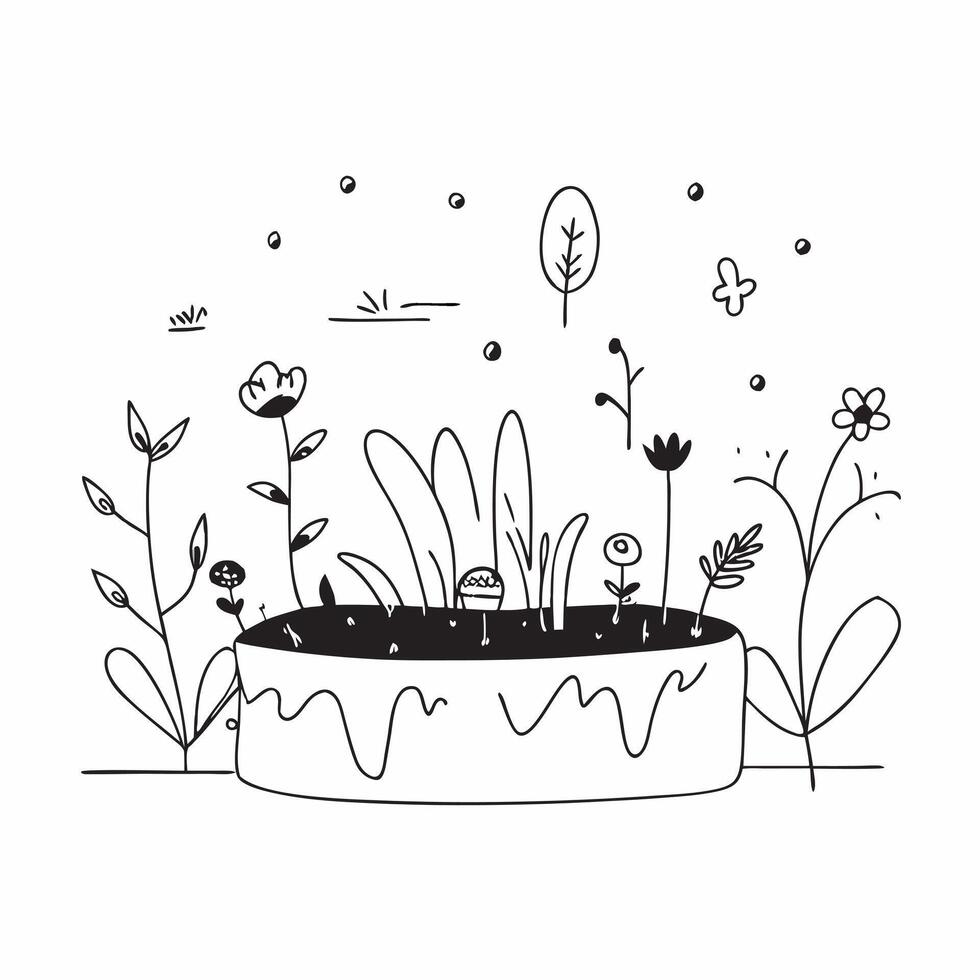 Simple flat illustration as Autumn park with colorful foliage concept as A vibrant autumn park with colorful foliage under a clear sky providing a festive and clean backgrou Dynamics Set 8 vector