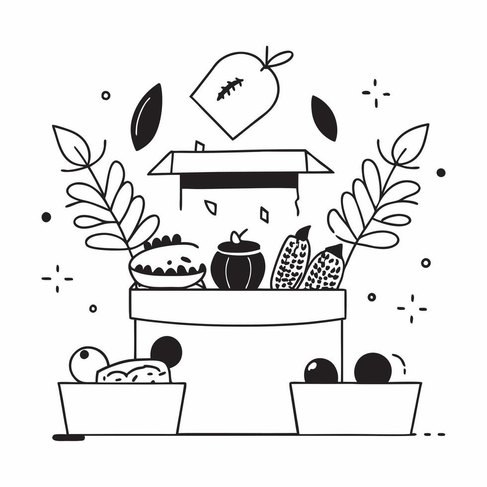 Simple flat illustration as Autumn park with colorful foliage concept as A vibrant autumn park with colorful foliage under a clear sky providing a festive and clean backgrou Dynamics Set 13 vector