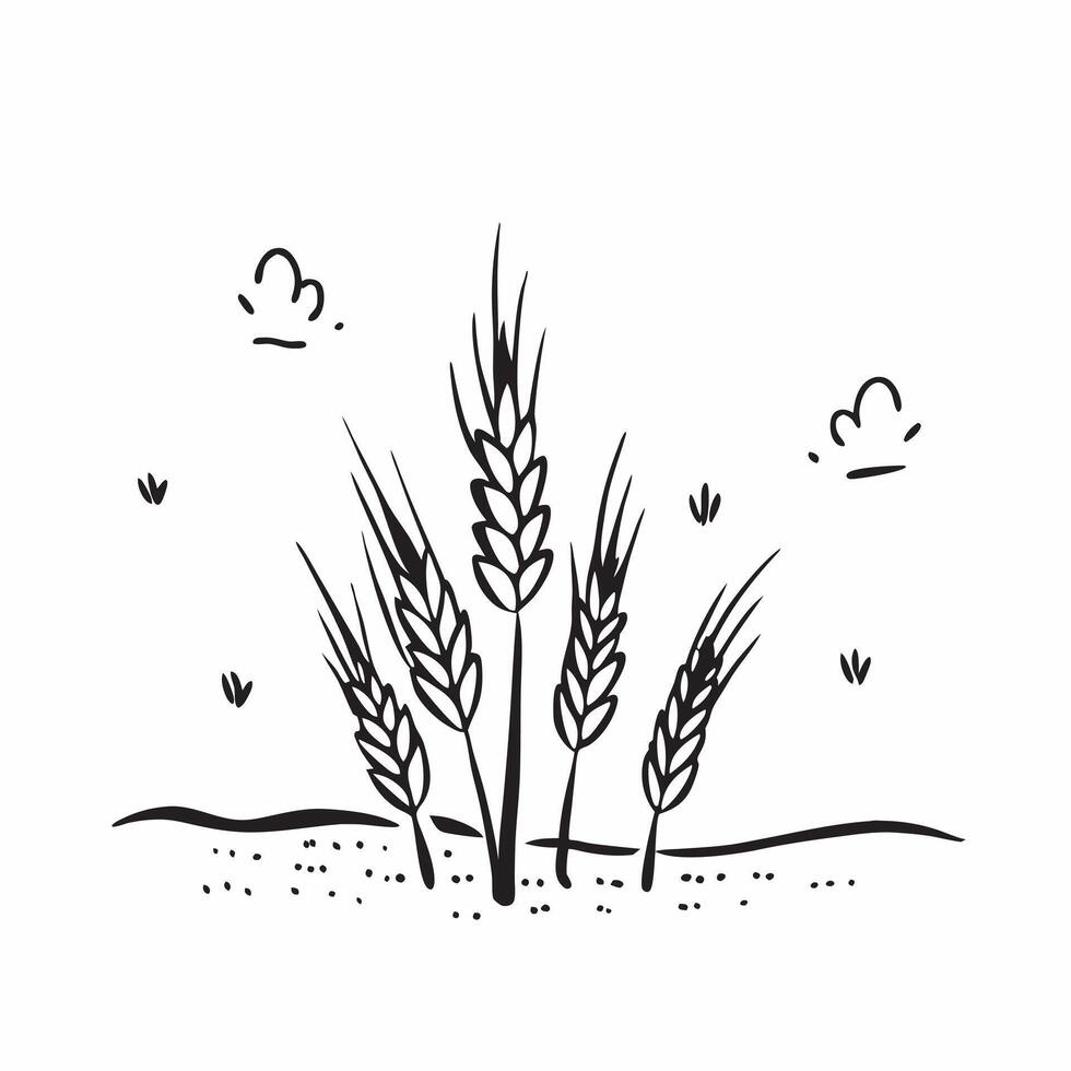 Simple flat illustration as Golden hour over a serene meadow with gentle hills concept as A tranquil scene of a meadow with gentle rolling hills bathed in the golden hour li Dynamics Set 37 vector