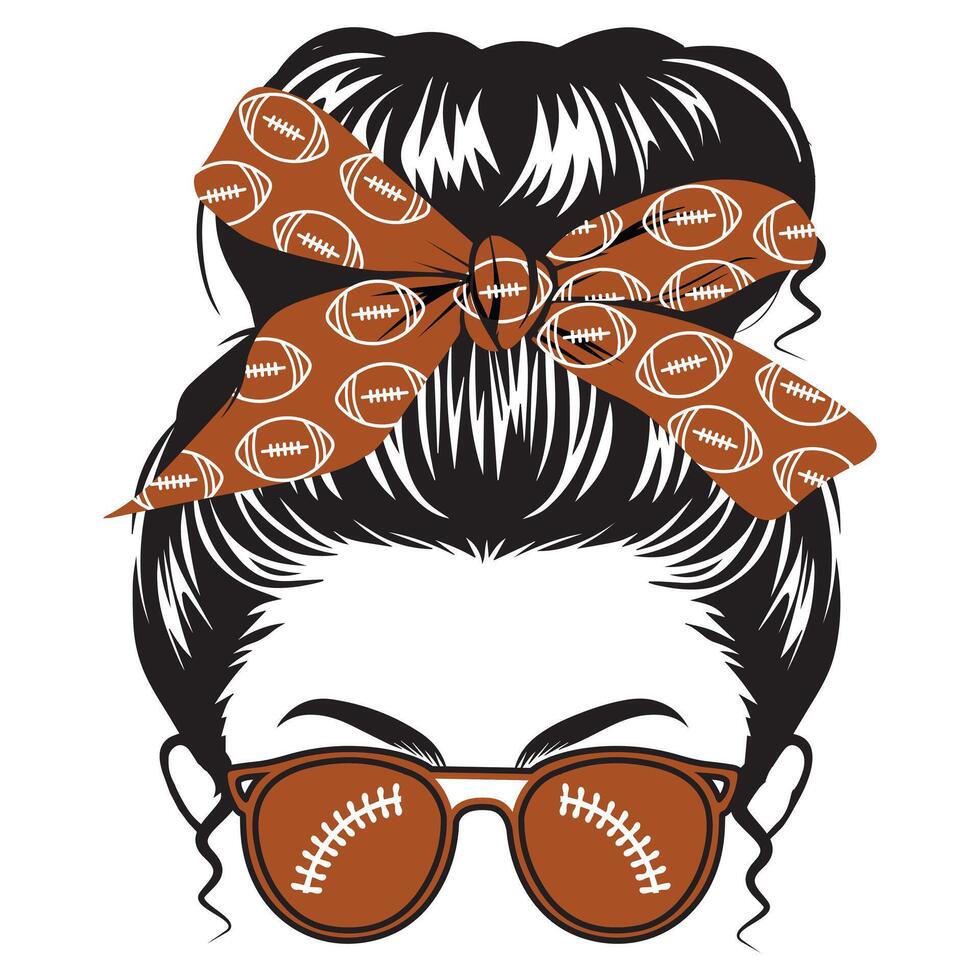 Football Sports Lover Clipart Graphic Design vector