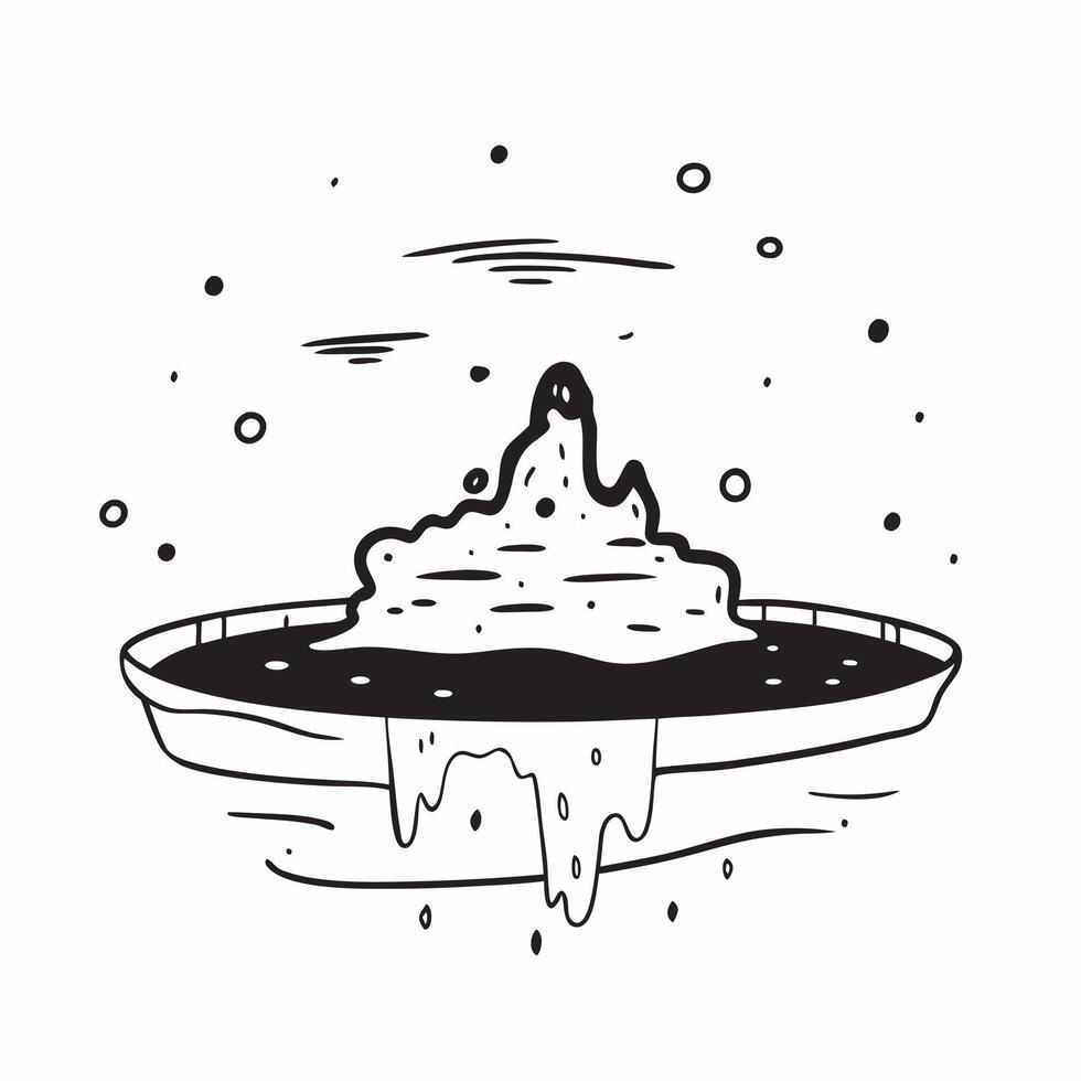 Simple flat illustration as Icy lake with snow covered surroundings concept as A serene icy lake with snow covered surroundings under a bright winter sky ideal for business Dynamics vector