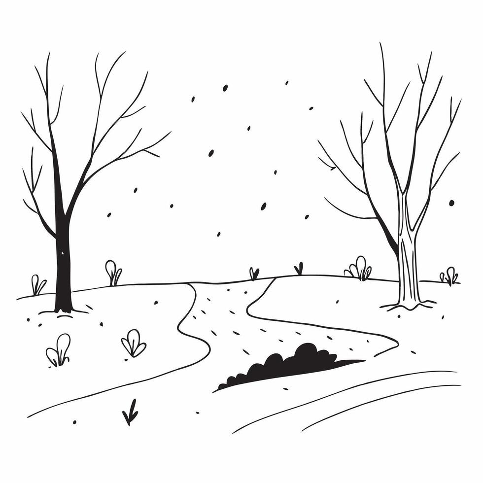 Simple flat illustration as Snowy mountain peaks under a clear winter sky concept as Majestic snow covered mountain peaks against a clear blue winter sky offering a clean an Dynamics Set 7 vector