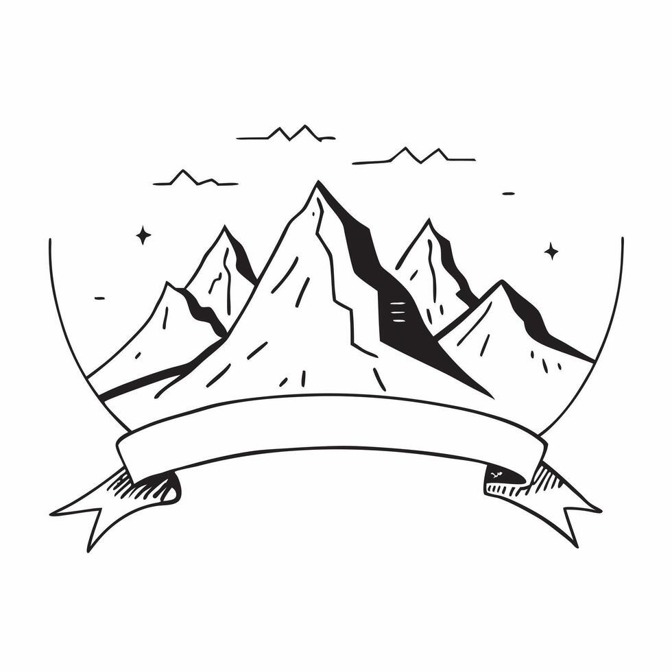 Snowy mountain range under a bright winter sky concept as Majestic snow covered mountain range against a clear blue winter sky providing a clean and awe inspiring background for bu Dynamics vector